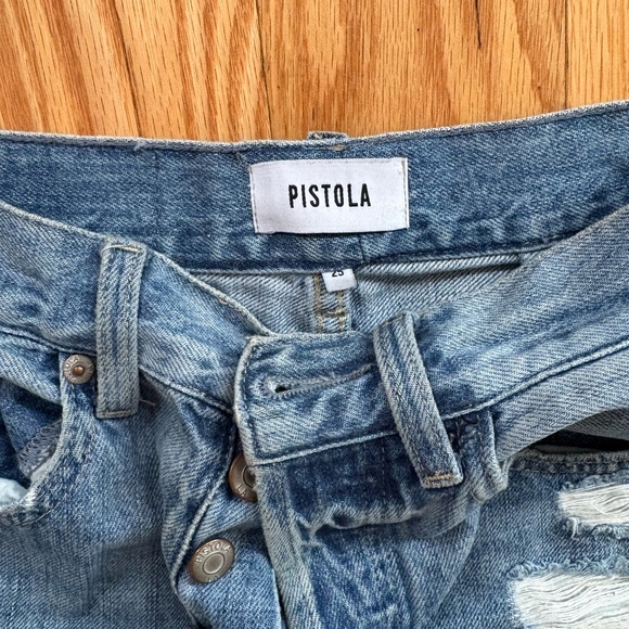 Pistola Cassie Super High Rise Straight - Lucca distressed S 25 - Picture 3 of 3